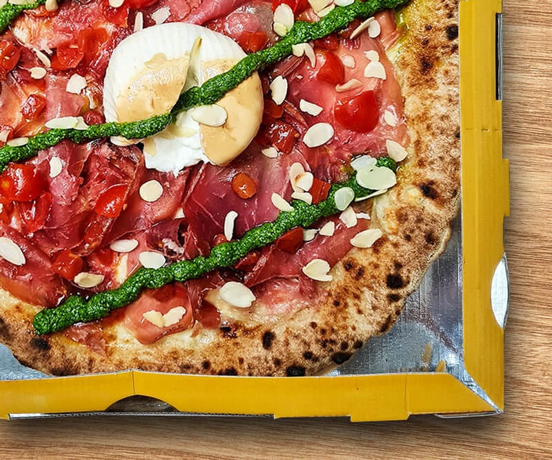 New Tricolore Pizza a domicilio sempre in tempo, o è gratis!